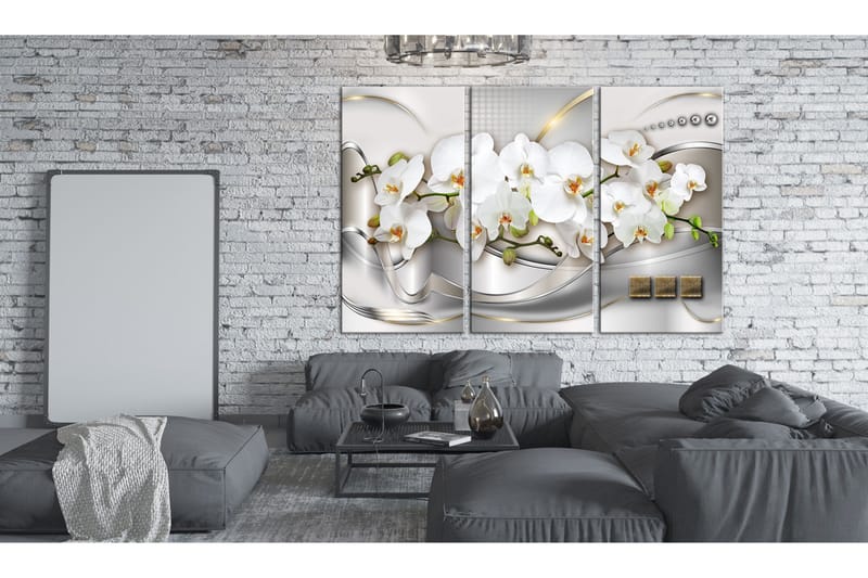 Billede Blooming Orchids 90x60 - Artgeist sp. z o. o. - Boligtilbehør - Billeder & kunst - Billeder på lærred