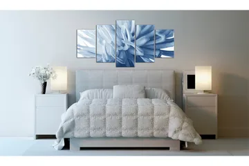 Billede Blue Dahlia 200x100 - Artgeist sp. z o. o. - Boligtilbehør - Billeder & kunst - Billeder på lærred