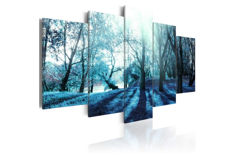 Billede Blue Glade 100x50 - Artgeist sp. z o. o. - Boligtilbehør - Billeder & kunst - Billeder på lærred