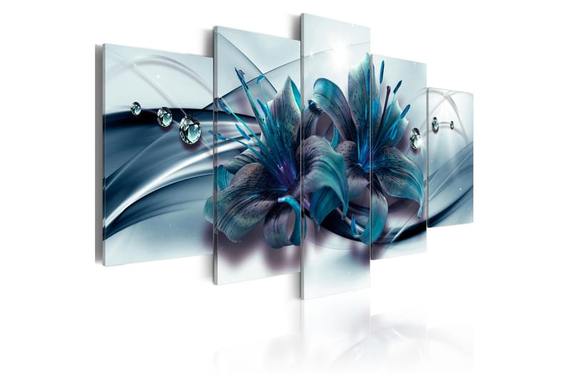 Billede Blue Lily 200x100, Artgeist sp. z o. o.