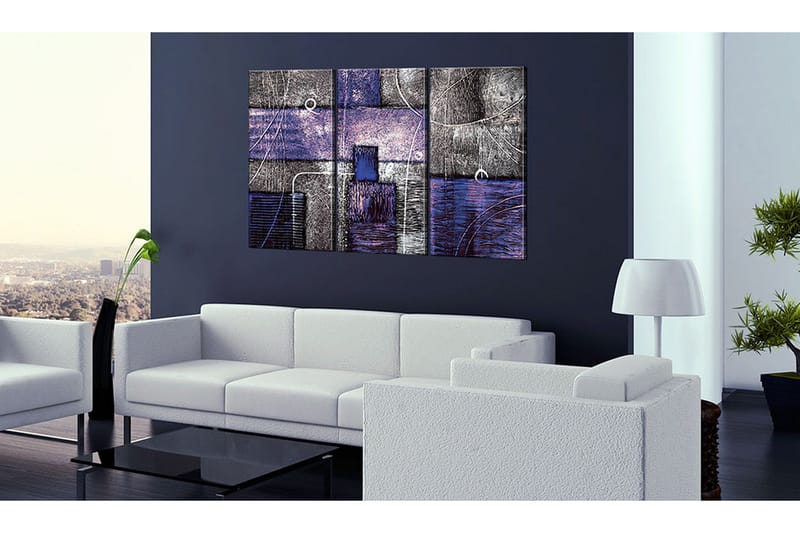 Billede Blueberry Hoarfrost 120x80 - Artgeist sp. z o. o. - Boligtilbehør - Billeder & kunst - Billeder på lærred