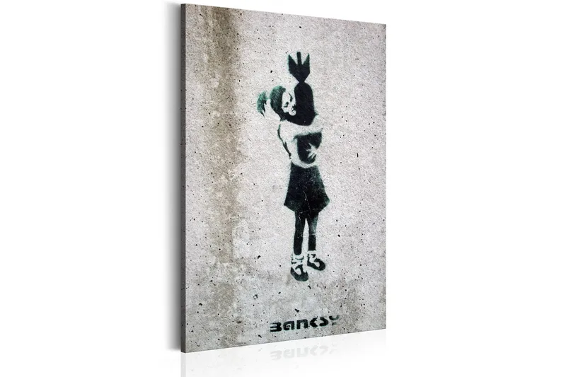 Billede Bomb Hugger By Banksy 40x60, Artgeist sp. z o. o.