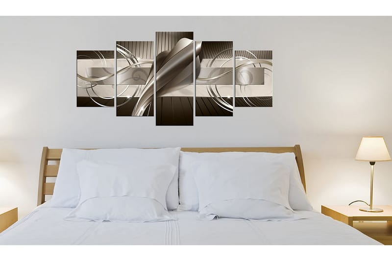 Billede Brown Cobra 100x50 - Artgeist sp. z o. o. - Boligtilbehør - Billeder & kunst - Billeder på lærred
