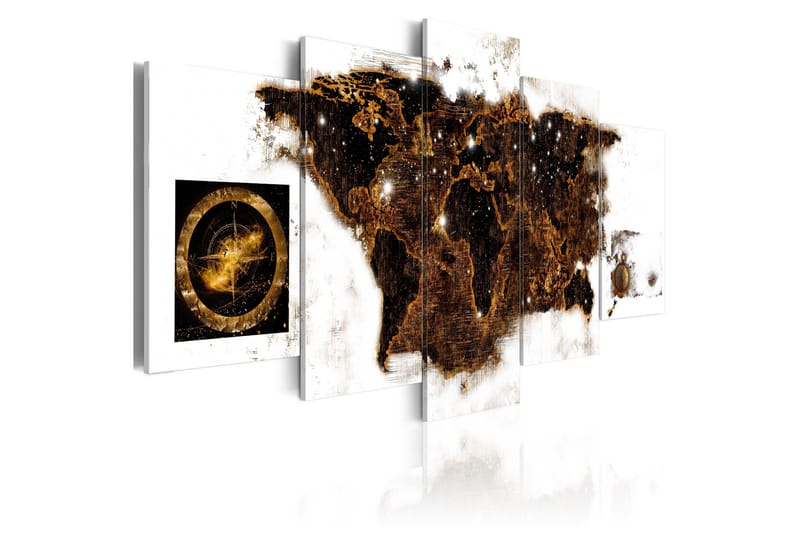 Billede Brown Map 200x100, Artgeist sp. z o. o.