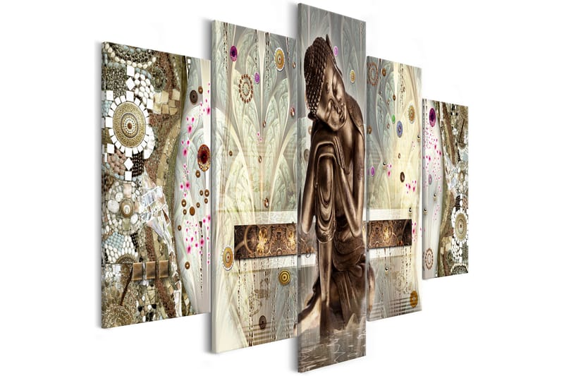 Billede Buddha's Dream 5 Parts Wide 200x100, Artgeist sp. z o. o.