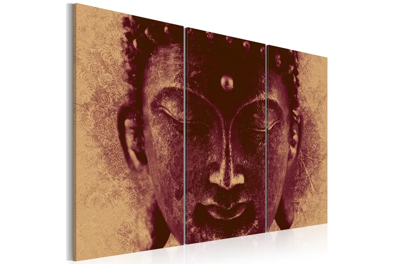 Billede Buddha Face 120x80, Artgeist sp. z o. o.