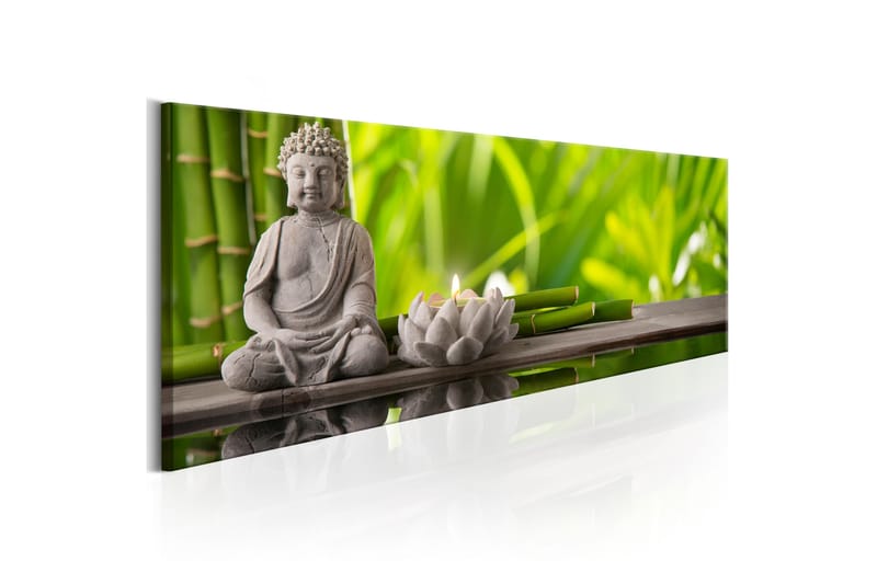 Billede Buddha Meditation 150x50 - Artgeist sp. z o. o. - Boligtilbehør - Billeder & kunst - Billeder på lærred