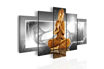 Billede Buddhist Prayer 100x50 - Artgeist sp. z o. o. - Boligtilbehør - Billeder & kunst - Billeder på lærred