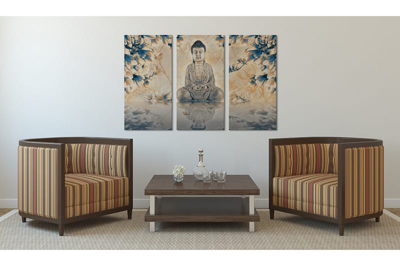 Billede Buddhistiska Ritual 120x80 - Artgeist sp. z o. o. - Boligtilbehør - Billeder & kunst - Billeder på lærred