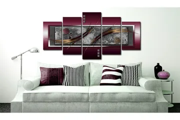 Billede Burgundy Elegance 100x50 - Artgeist sp. z o. o. - Boligtilbehør - Billeder & kunst - Billeder på lærred