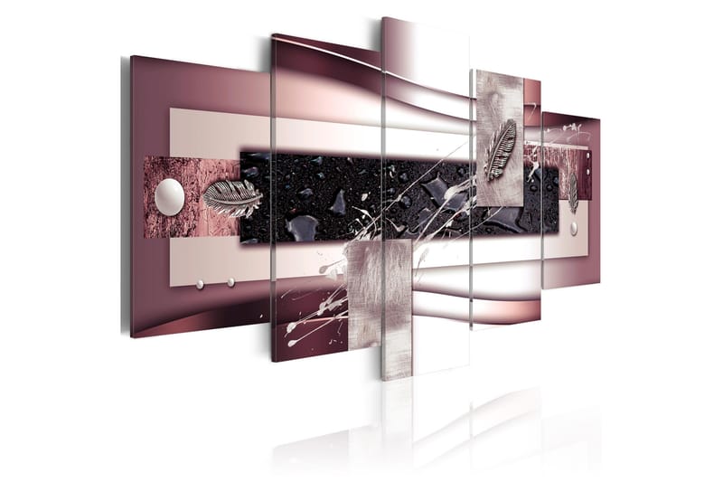 Billede Burgundy Harmony 100x50 - Artgeist sp. z o. o. - Boligtilbehør - Billeder & kunst - Billeder på lærred