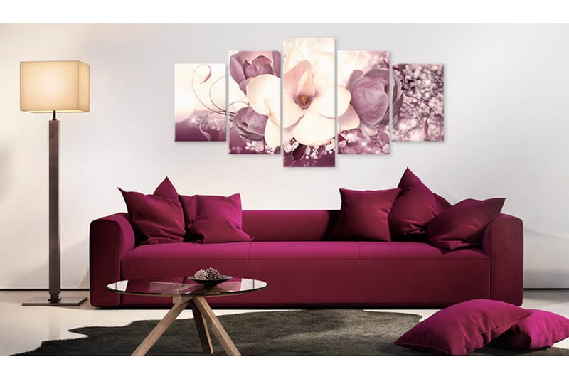 Billede Burgundy Princess 200x100 - Artgeist sp. z o. o. - Boligtilbehør - Billeder & kunst - Billeder på lærred