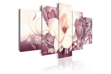 Billede Burgundy Princess 200x100 - Artgeist sp. z o. o. - Boligtilbehør - Billeder & kunst - Billeder på lærred