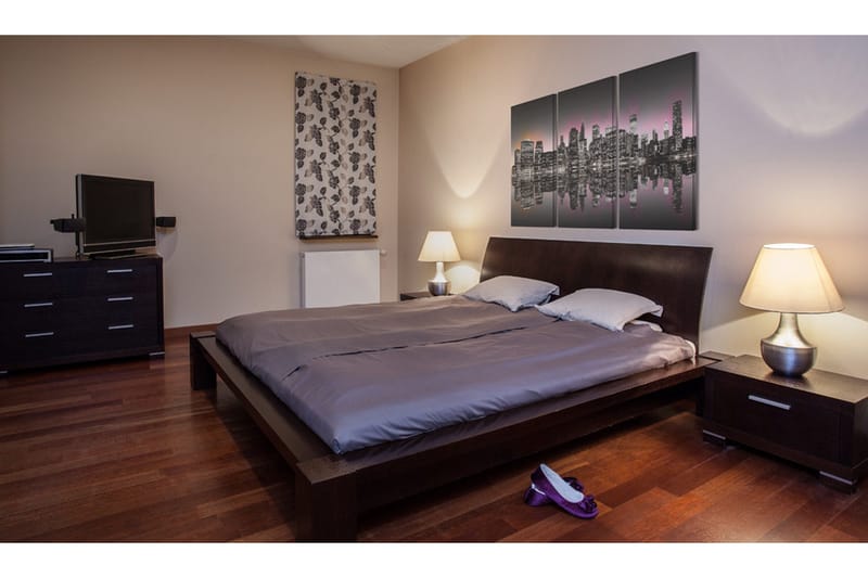 Billede Byen Som Aldrig Sover New York 120x80 - Artgeist sp. z o. o. - Boligtilbehør - Billeder & kunst - Billeder på lærred
