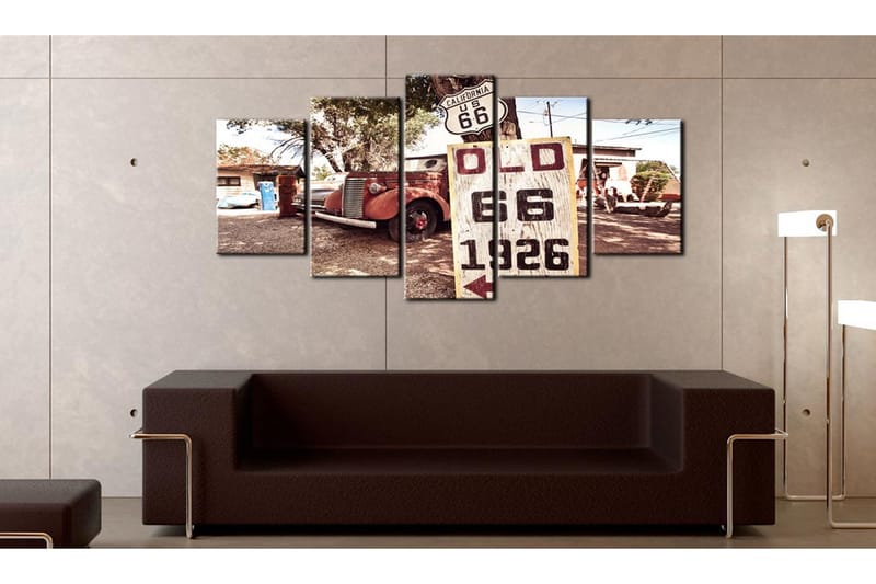 Billede California Vintage Style 100x50 - Artgeist sp. z o. o. - Boligtilbehør - Billeder & kunst - Billeder på lærred