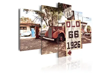 Billede California Vintage Style 200x100 - Artgeist sp. z o. o. - Boligtilbehør - Billeder & kunst - Billeder på lærred
