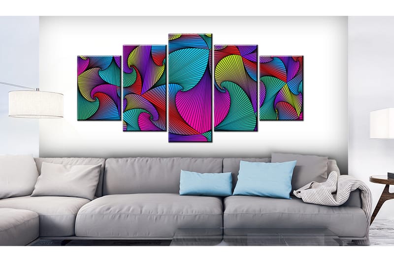 Billede Carousel Of Colours 100x50 - Artgeist sp. z o. o. - Boligtilbehør - Billeder & kunst - Billeder på lærred