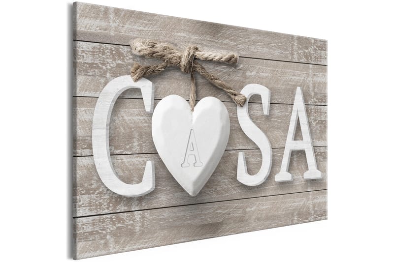 Billede Casa (1 del) Bred 120x80 - Artgeist sp. z o. o. - Boligtilbehør - Billeder & kunst - Billeder på lærred