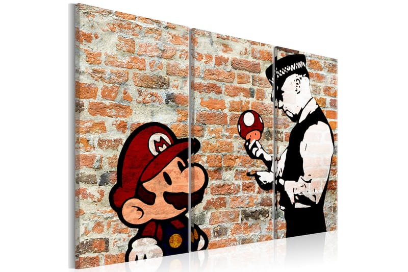 Billede Caught Mario 90x60, Artgeist sp. z o. o.