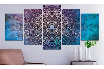 Billede Center 5 Parts Wide Blue 100x50 - Artgeist sp. z o. o. - Boligtilbehør - Billeder & kunst - Billeder på lærred