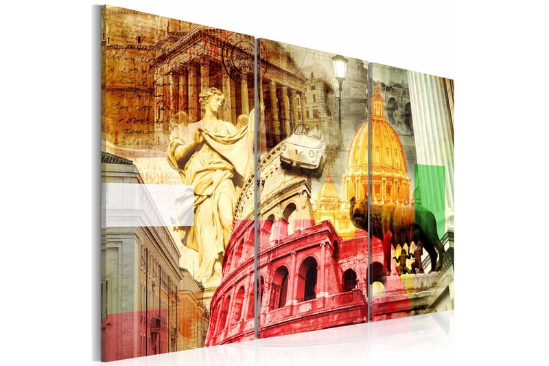 Billede Charming Rome Triptych 120x80, Artgeist sp. z o. o.