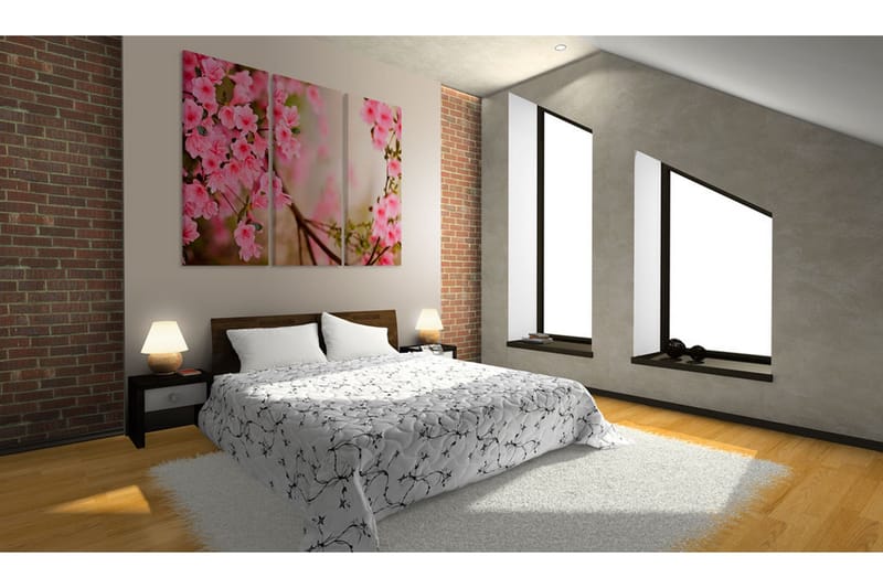 Billede Cherry Flower 60x40 - Artgeist sp. z o. o. - Boligtilbehør - Billeder & kunst - Billeder på lærred