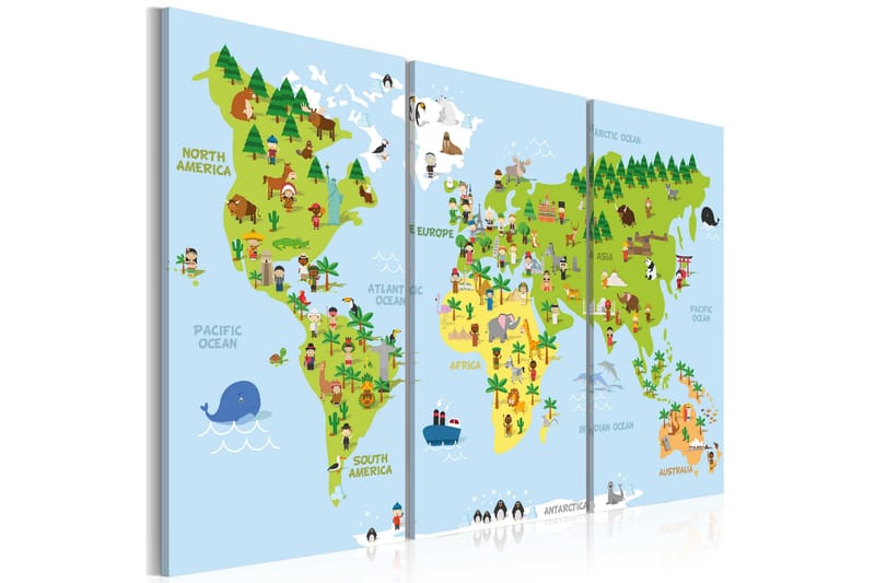 Billede Children's World 90x60, Artgeist sp. z o. o.