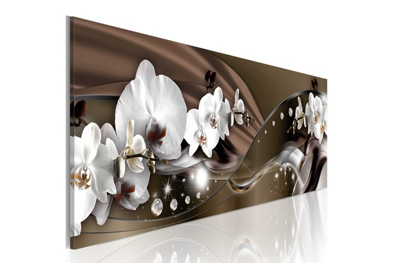 Billede Chocolate Dance Of Orchid 120x40, Artgeist sp. z o. o.