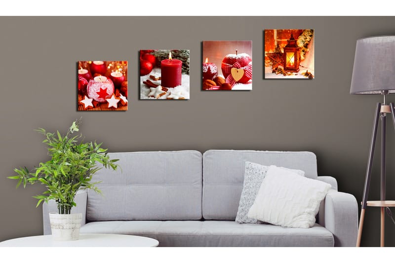 Billede Christmas Time 60x60 - Artgeist sp. z o. o. - Boligtilbehør - Billeder & kunst - Billeder på lærred