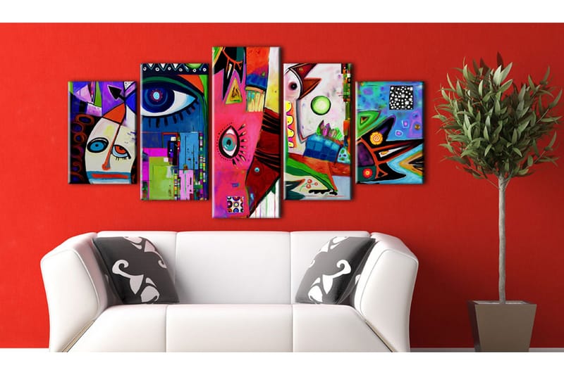 Billede Circus Of Everyday Life 200x100 - Artgeist sp. z o. o. - Boligtilbehør - Billeder & kunst - Billeder på lærred