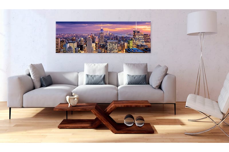 Billede City Awakening 135x45 - Artgeist sp. z o. o. - Boligtilbehør - Billeder & kunst - Billeder på lærred