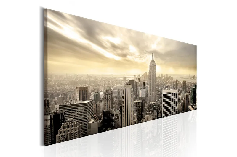 Billede City in the Sun 120x40, Artgeist sp. z o. o.