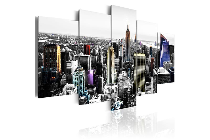 Billede City Of Colors 200x100, Artgeist sp. z o. o.