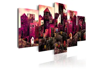 Billede City Of Dreams 200x100 - Artgeist sp. z o. o. - Boligtilbehør - Billeder & kunst - Billeder på lærred