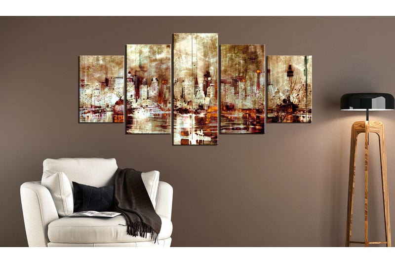 Billede City Of Shadows 100x50 - Artgeist sp. z o. o. - Boligtilbehør - Billeder & kunst - Billeder på lærred