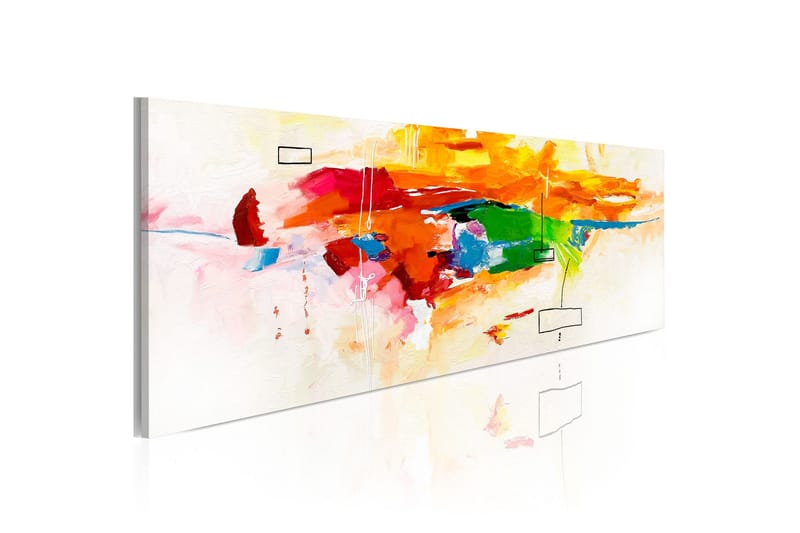 Billede Colors Celebration 120x40 - Artgeist sp. z o. o. - Boligtilbehør - Billeder & kunst - Billeder på lærred