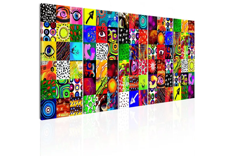 Billede Colourful Abstraction 225x90, Artgeist sp. z o. o.