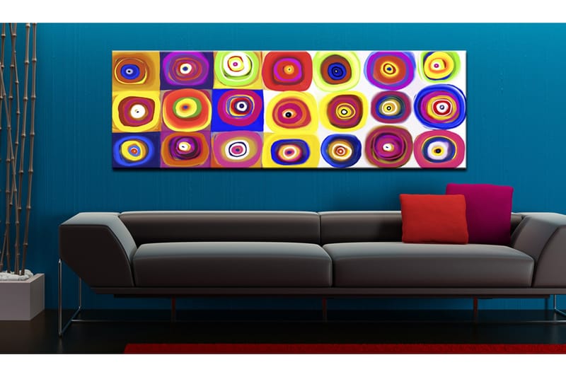 Billede Colourful Carousel 135x45 - Artgeist sp. z o. o. - Boligtilbehør - Billeder & kunst - Billeder på lærred