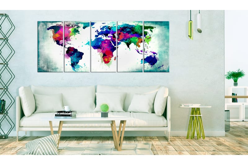 Billede Colourful Chaos 225x90, Artgeist sp. z o. o.