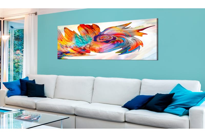 Billede Colourful Cyclone 120x40 - Artgeist sp. z o. o. - Boligtilbehør - Billeder & kunst - Billeder på lærred