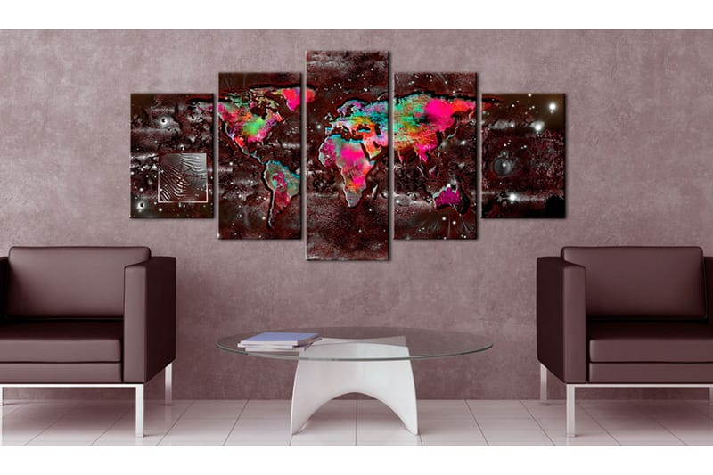 Billede Colourful Extravagance 100x50 - Artgeist sp. z o. o. - Boligtilbehør - Billeder & kunst - Billeder på lærred