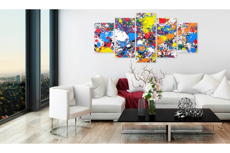 Billede Colourful Imagination 100x50 - Artgeist sp. z o. o. - Boligtilbehør - Billeder & kunst - Billeder på lærred