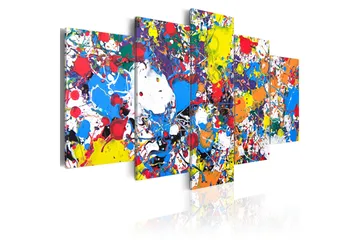 Billede Colourful Imagination 200x100 - Artgeist sp. z o. o. - Boligtilbehør - Billeder & kunst - Billeder på lærred