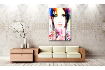 Billede Colourful Lady 40x60 - Artgeist sp. z o. o. - Boligtilbehør - Billeder & kunst - Billeder på lærred