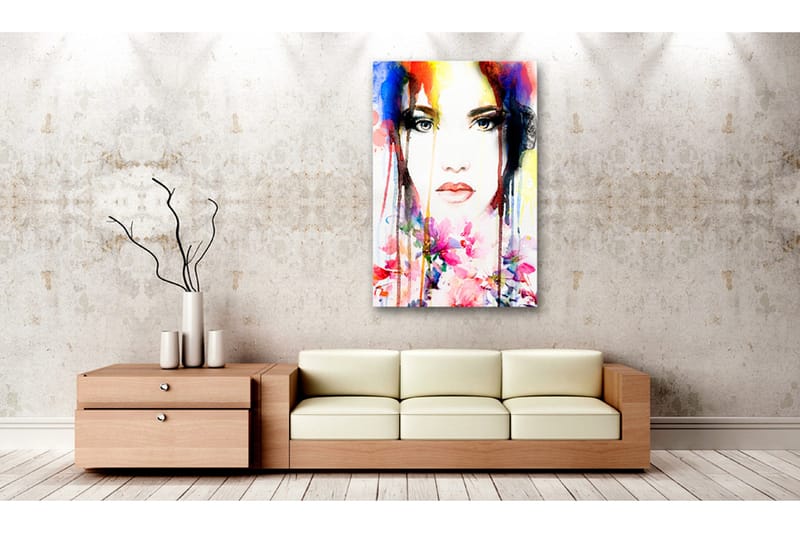 Billede Colourful Lady 40x60 - Artgeist sp. z o. o. - Boligtilbehør - Billeder & kunst - Billeder på lærred
