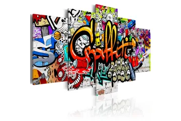 Billede Colourful Style 100x50 - Artgeist sp. z o. o. - Boligtilbehør - Billeder & kunst - Billeder på lærred