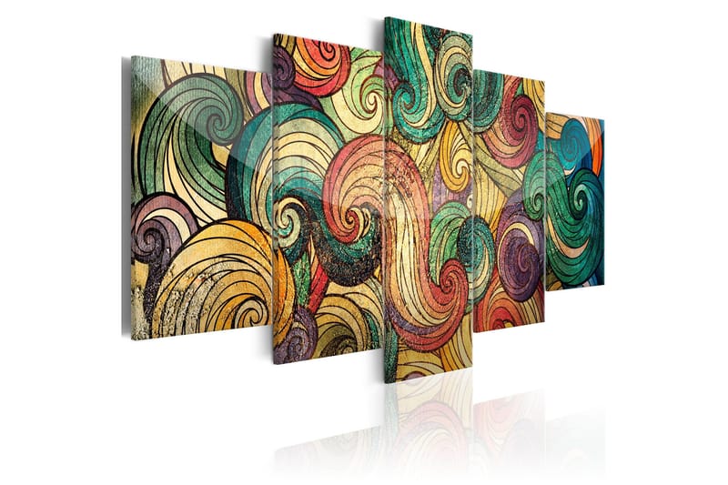 Billede Colourful Waves 200x100, Artgeist sp. z o. o.