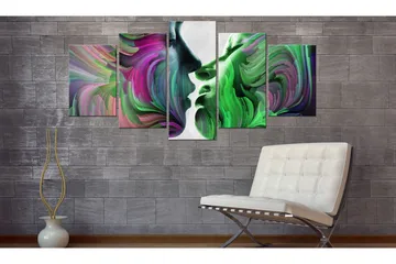 Billede Colours Of Love 100x50 - Artgeist sp. z o. o. - Boligtilbehør - Billeder & kunst - Billeder på lærred
