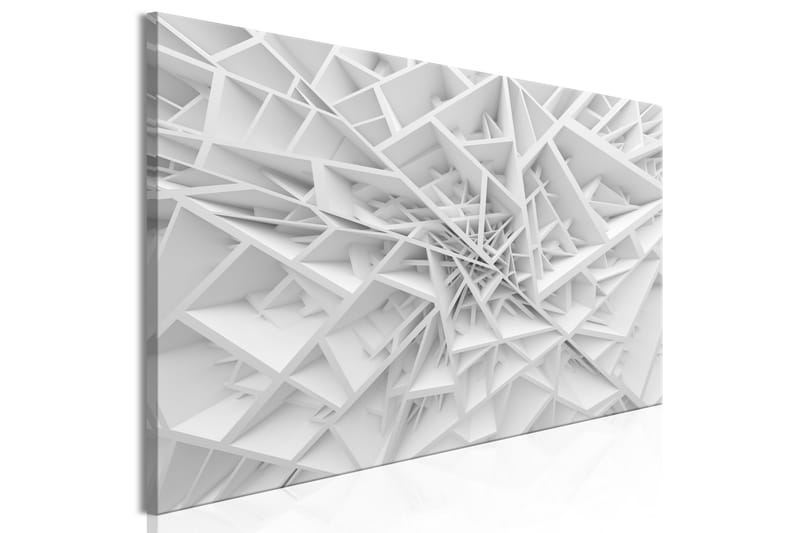 Billede Complicated Geometry (1 del) Smal 120x40 - Artgeist sp. z o. o. - Boligtilbehør - Billeder & kunst - Billeder på lærred