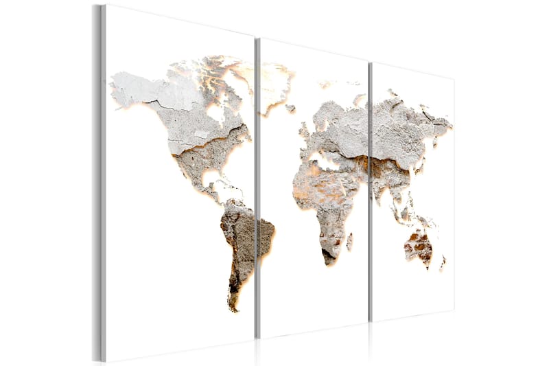 Billede Concrete Continents 120x80 - Artgeist sp. z o. o. - Boligtilbehør - Billeder & kunst - Billeder på lærred